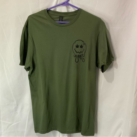 Tops - Mary Smiley, Women’s or Men’s T-Shirt, Sizes Small, Medium, Large, Army Green